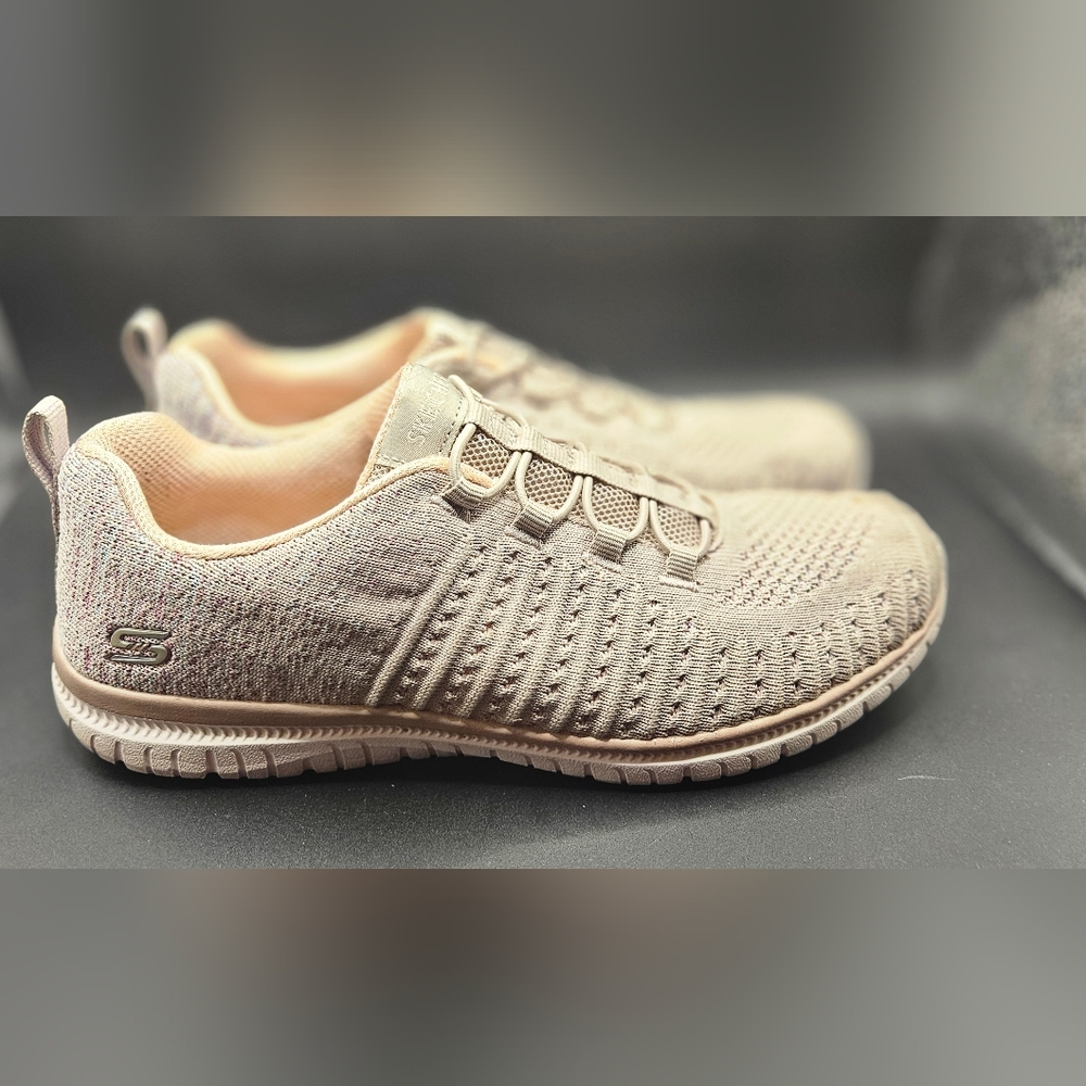 Skechers Women's Virtue Show Runner Slip On Sneakers- Taupe Pink